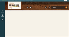 Desktop Screenshot of conversecounty.org