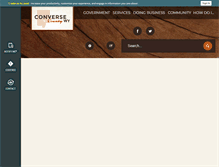Tablet Screenshot of conversecounty.org